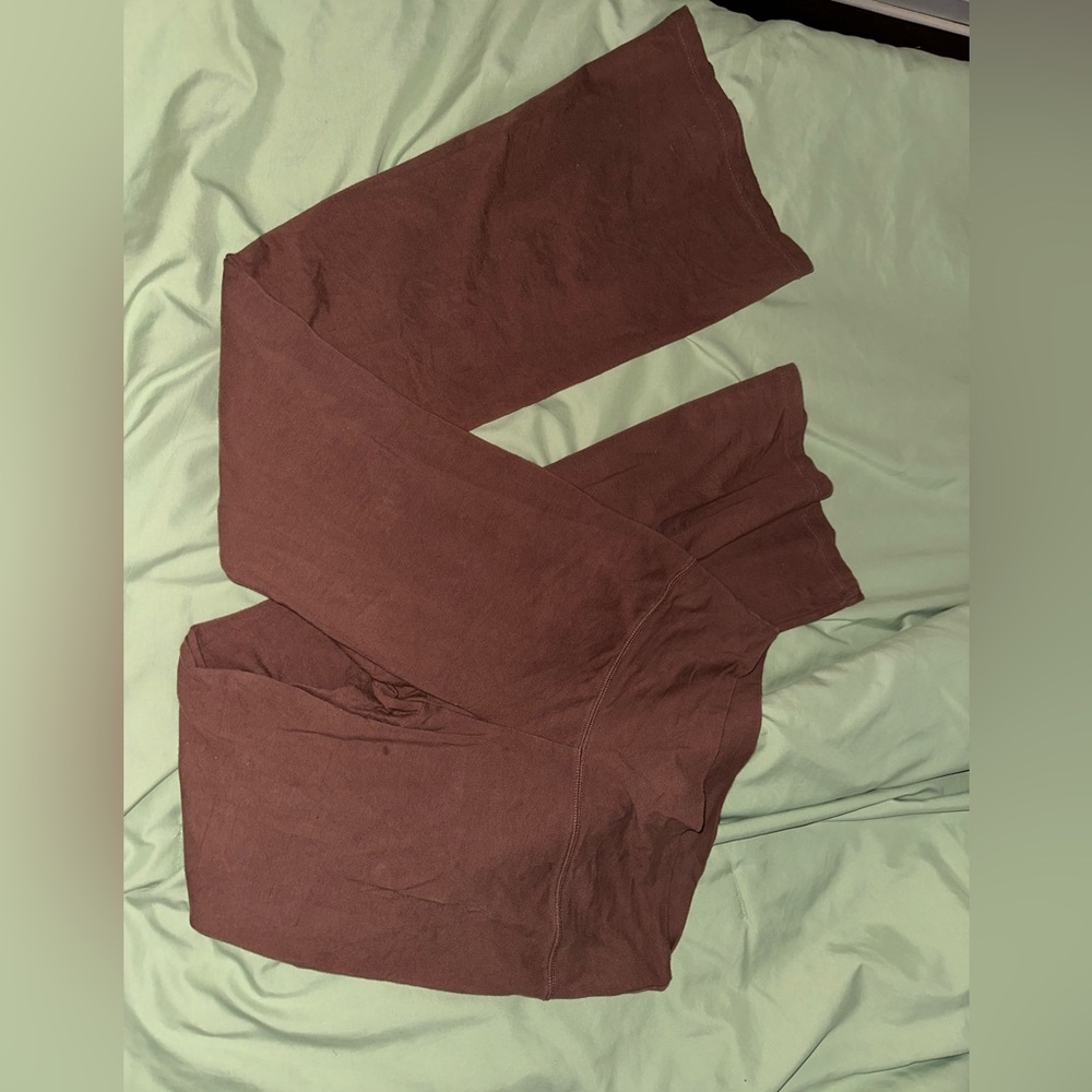 Wild fable brown flare leggings size large